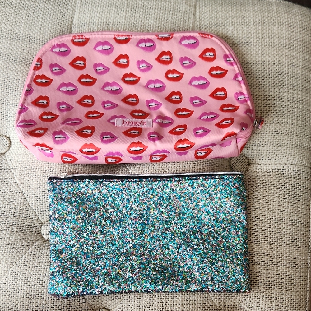 Set Of 2 Makeup Cosmetics Bags